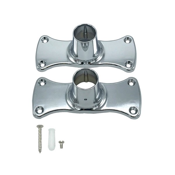 Jumbo Shower Bar Flange (Pair) 0603008