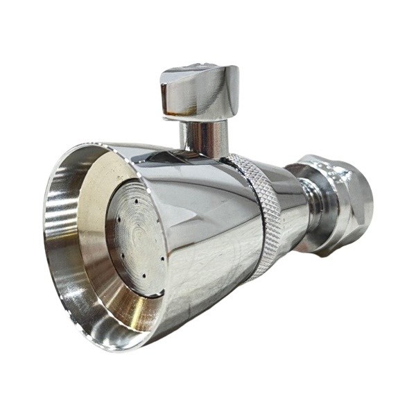 1 3/4" Chrome-Plated Solid Brass Deluxe Shower Head - 2.5 GPM 0608018