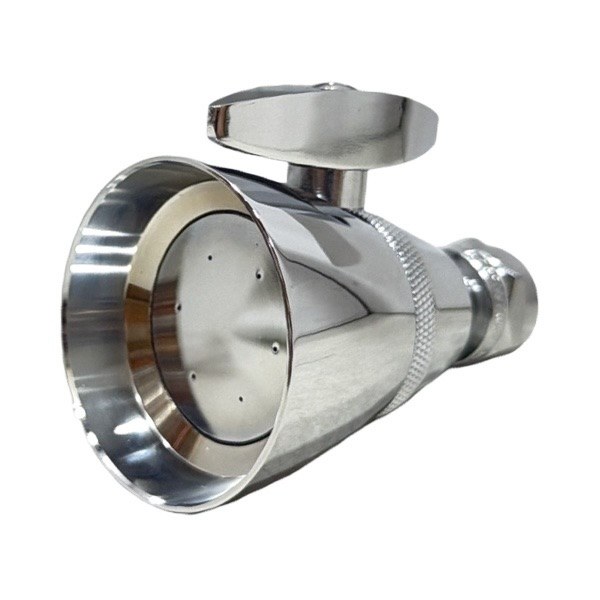 2 1/4" Chrome-Plated Solid Brass Deluxe Shower Head - 2.5 GPM 0608020