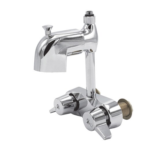 Chrome-Plated Brass Antisyphon "Code" Bathcock For ADD-A-Shower 0614014