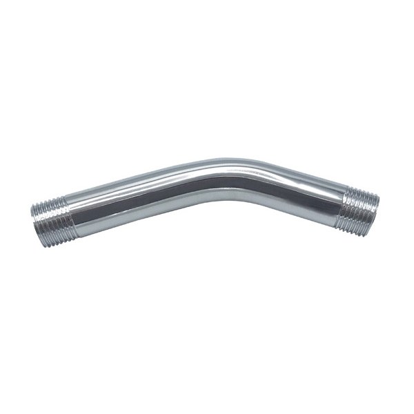 1/2" x 6" Chrome-Plated 45 Degree Shower Arm 0618002