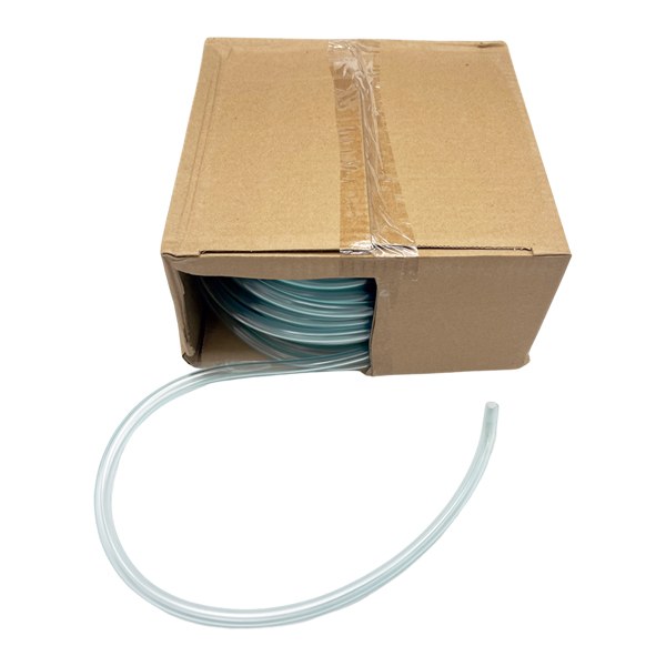 5/8" I.D. x 7/8" O.D. x 100' Clear Vinyl Tubing 0809010