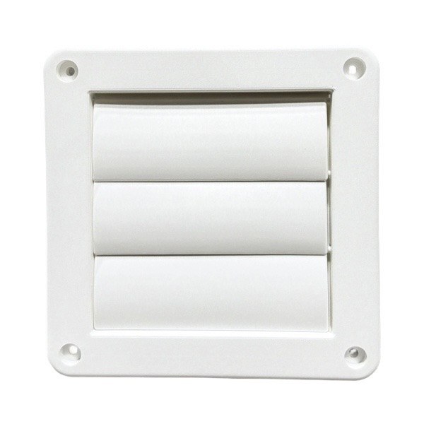 Replacement Louvered White Hood-4" 0811020