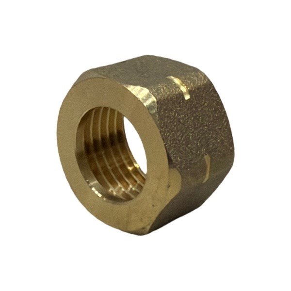 Brass Basin Cock Coupling Nut Brass 0912002