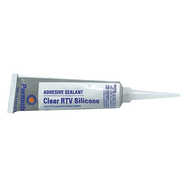 #66B Permatex 3 Oz.Clear Silicone Adhesive Sealant 1011034