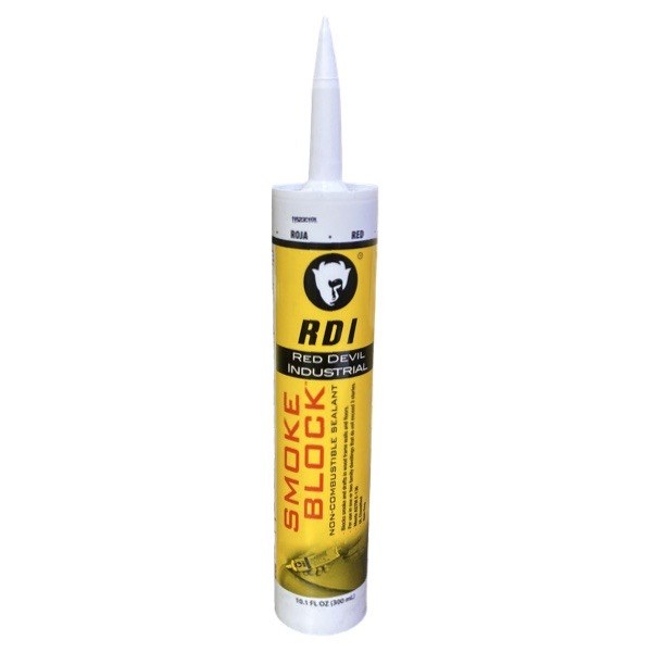 Red Devil [SB100RD] 10 oz Non-Combustible Smoke Block Sealant 1011450