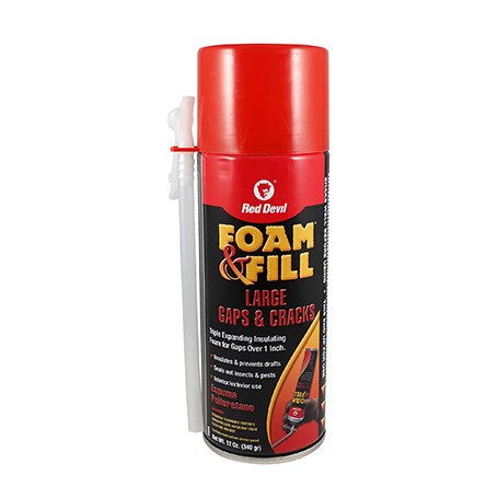 Red Devil [0909] 12 oz Large Gaps and Cracks Polyurethane Foam Sealant 1026105