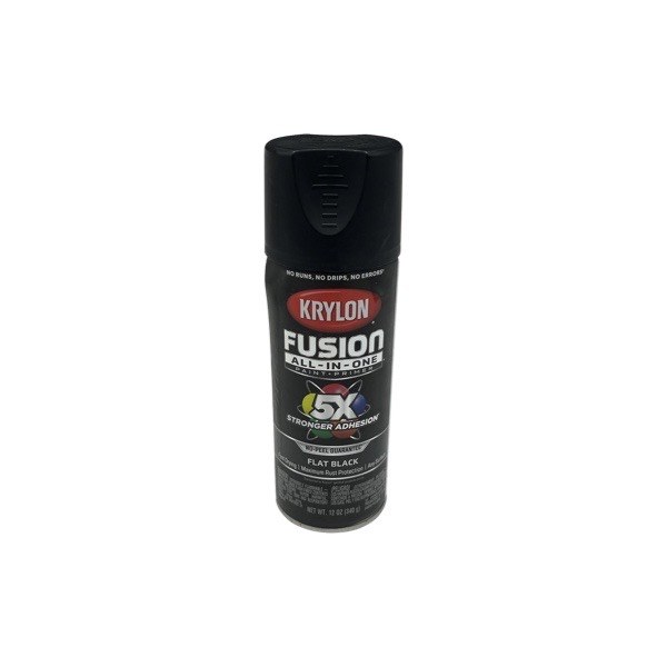 Krylon Fusion Flat Black Spray Paint 1035004