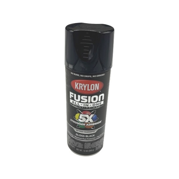 Krylon Fusion Gloss Black Spray 1035006