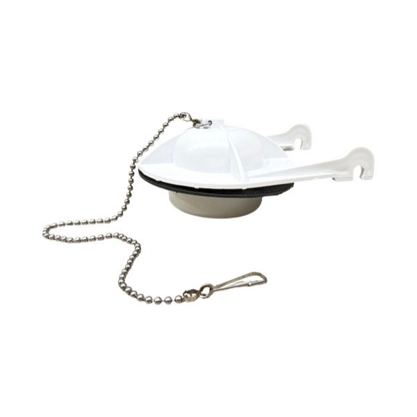 White Plastic 3" Flapper With Chain To Fit American Standard Cadet 1331018
