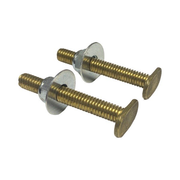5/16" x 2 1/4" Brass Flange Bolts (Pair) 1343012