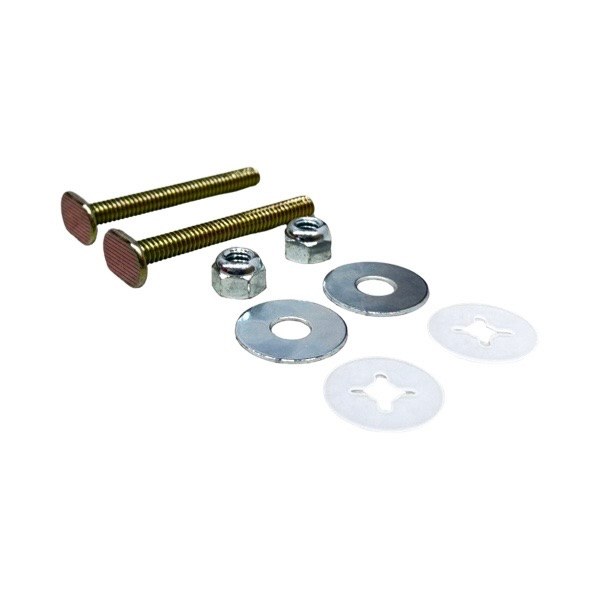 1/4" x 2 1/4" Brass-Plated Flange Bolts (Pair) 1344006