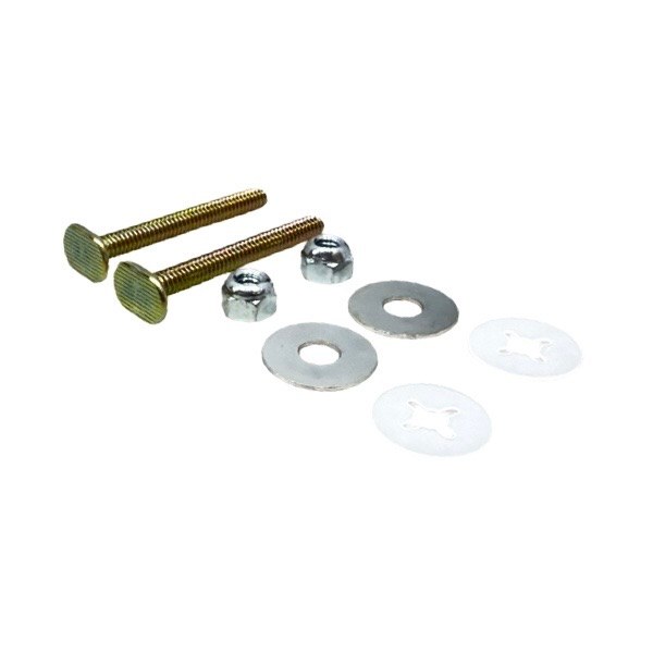 1/4" x 2 1/4" Brass-Plated Bolt with Nut & Washer (Each) 1344008