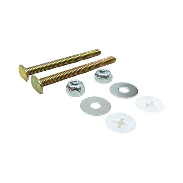 5/16" x 3 1/2" Brass-Plated Flange Bolts (Pair) 1344014