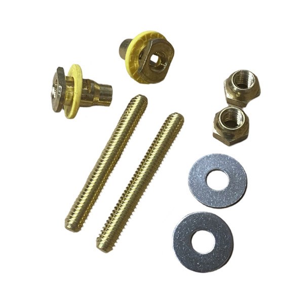 SetFast Brass Closet Bolts - 3" Long 1347504