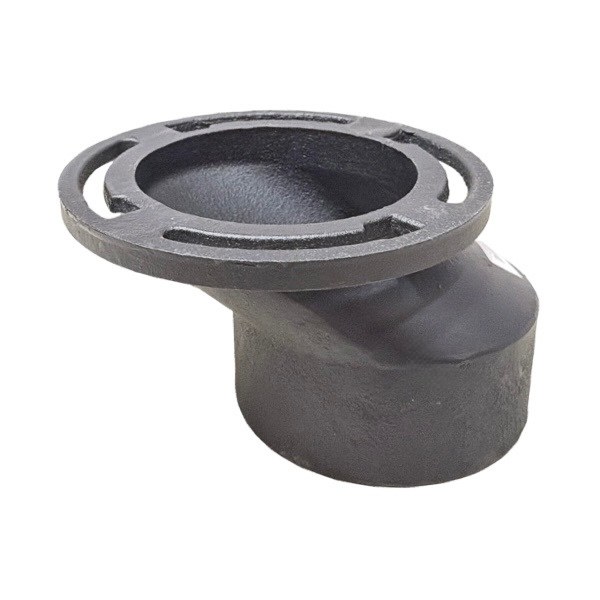 4 x 4 x 2 Inside Caulk "Offset" Cast Iron Closet Flange 1349313