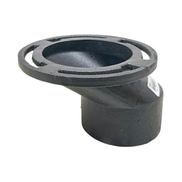 4" x 4" x 2" Cast Iron No-Hub Closet Flange 1349315
