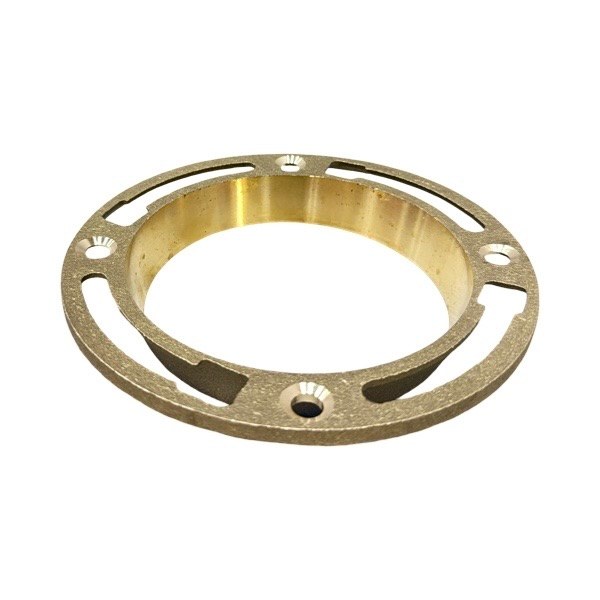 4 1/2" Deep Brass Closet Flange 1350002