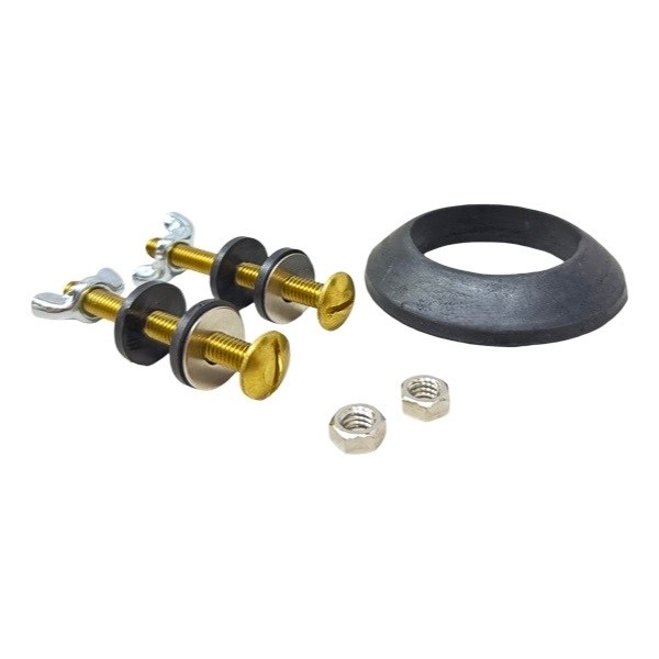 Regular Gasket Tank-To-Bowl Kit With Brass Bolts & Steel Washers 1359002