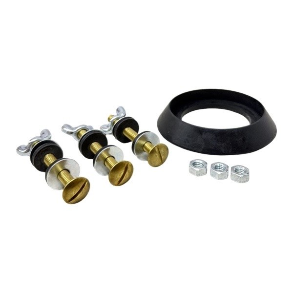 Tank-To-Bowl Kit With Brass Bolts & Steel Washers To Fit Mansfield 1359010