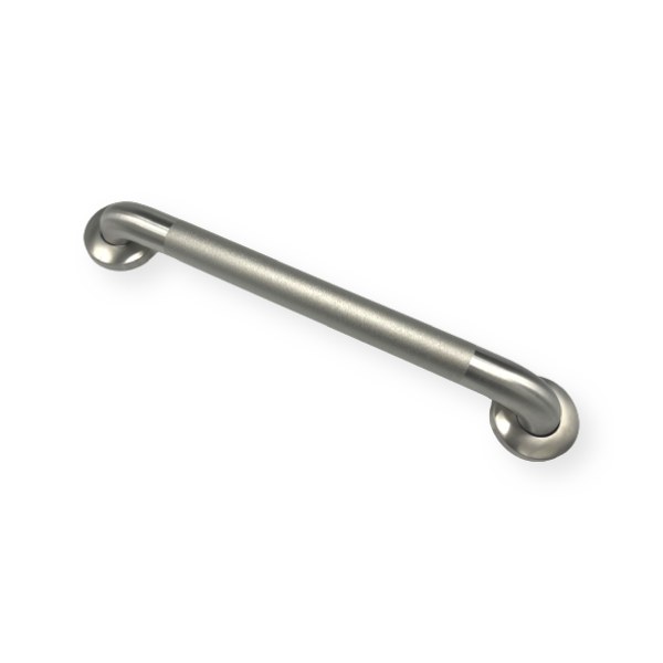 1 1/2" x 18" ADA Compliant Stainless Steel Peened Finish Grab Bar 1371002