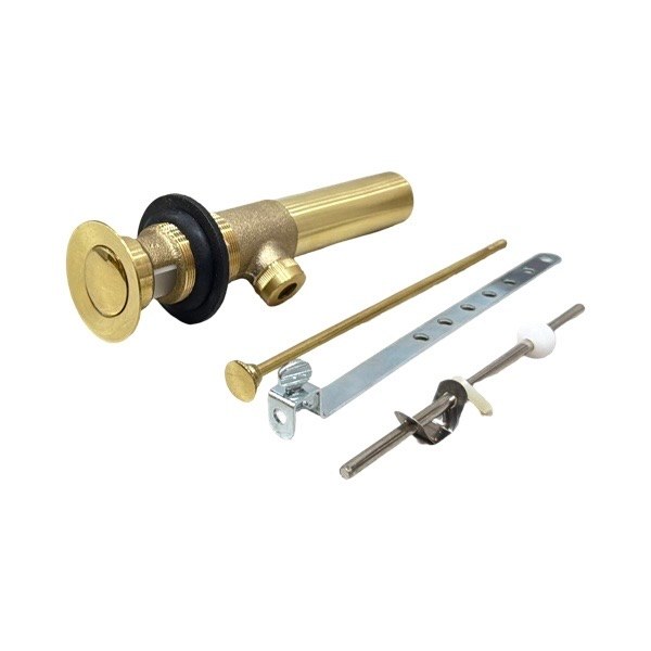 Polished Brass Sink Drain Pop-Up Assembly 1405003