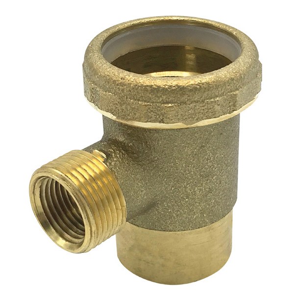 New Style Washing Machine Tee 3/4" MIP x 1/2" FIP 1512002