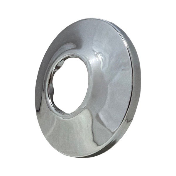 1 1/8 OD Chrome Plated Flat Escutcheon 1611008