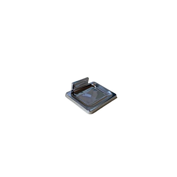 Chrome-Plated Metal Soap Dish 1645205