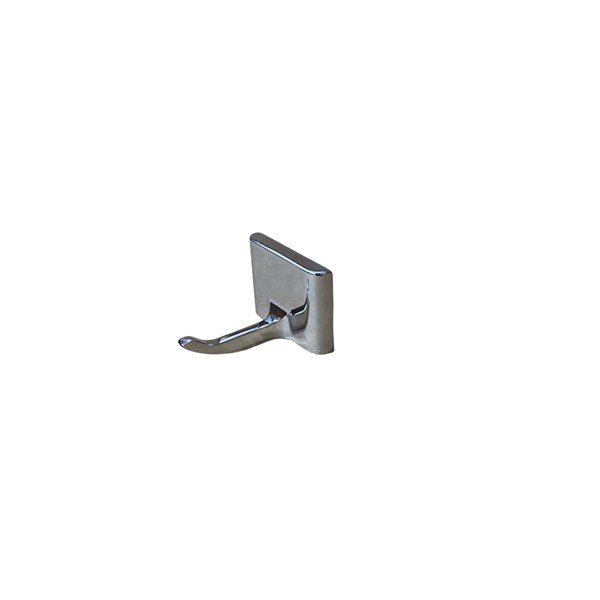 Chrome-Plated Metal Single Robe Hook 1645211