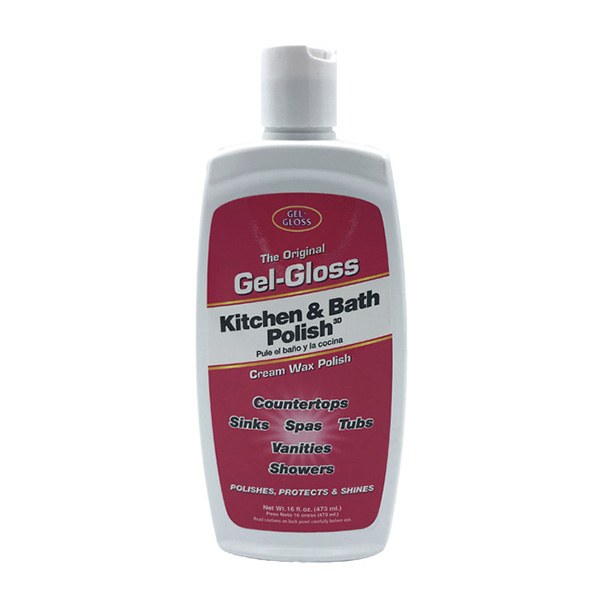 "Gel-Gloss" Fiberglass & Marble Cleaner 16 Oz. Liquid 1651004
