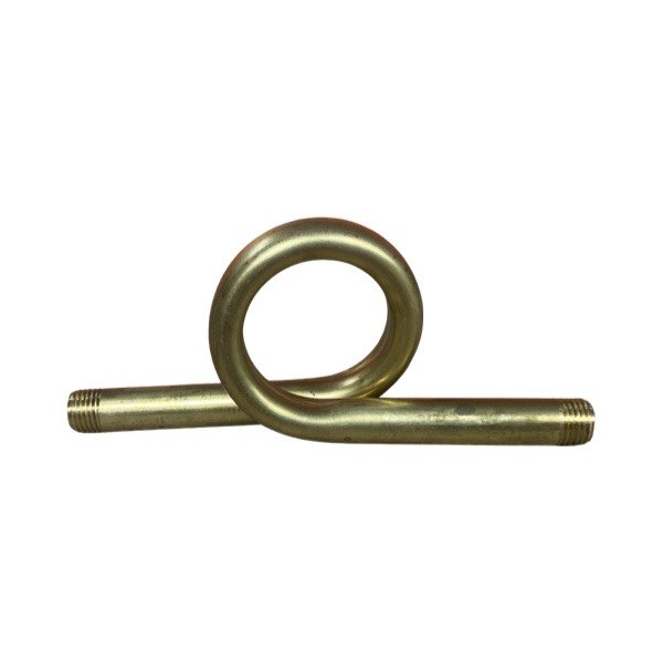 Straight Brass Pigtail - 180 Deg 1706006