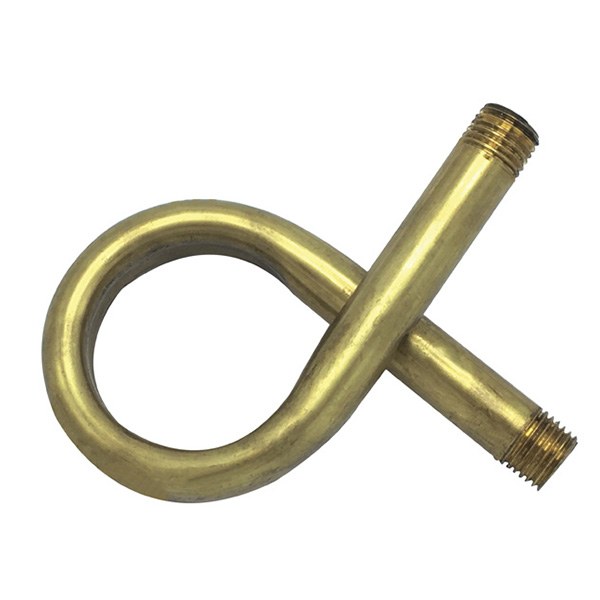 Angle Brass Pigtail - 90 Deg 1706008