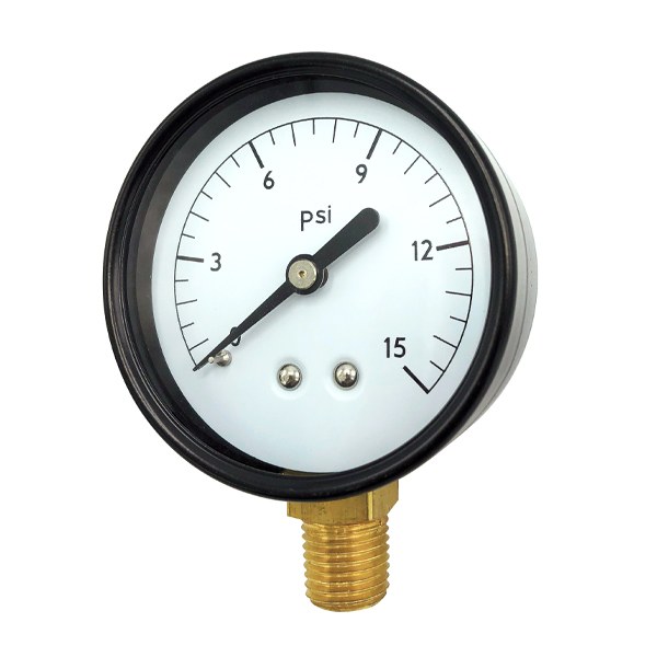 2 1/2" 15 PSI Pressure Gauge 1712502