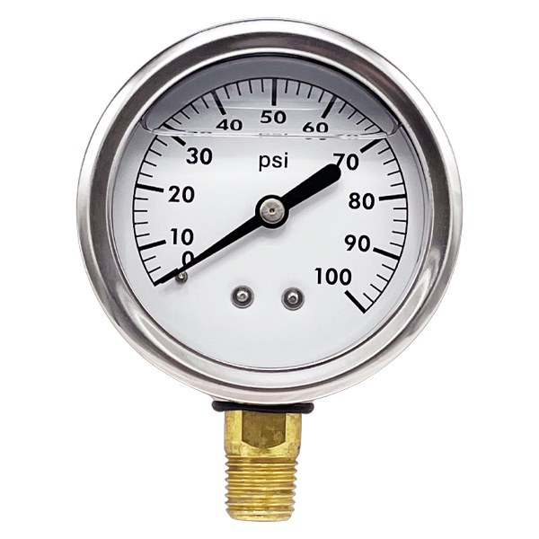 2 1/2" 100 PSI Liquid Filled Gauge 1712604