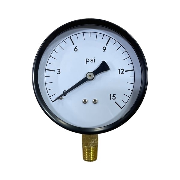 3 1/2" 15 PSI Pressure Gauge 1712802