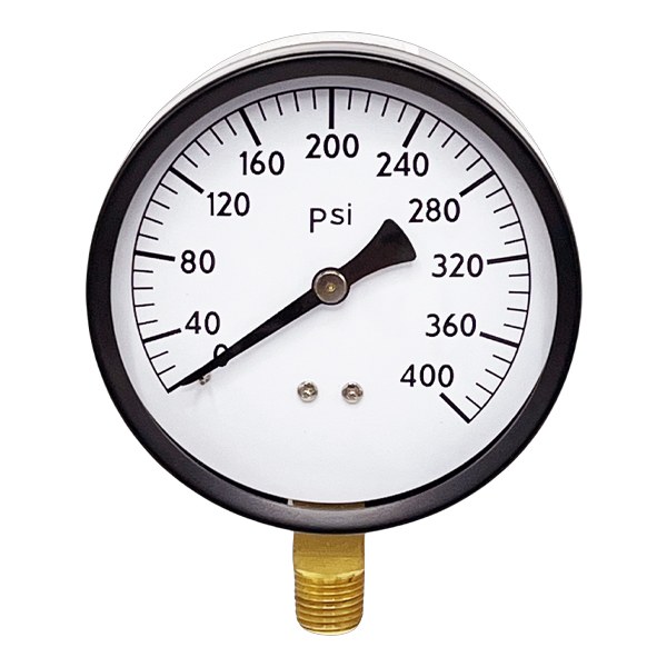 3 1/2" 400 PSI Pressure Gauge 1712816