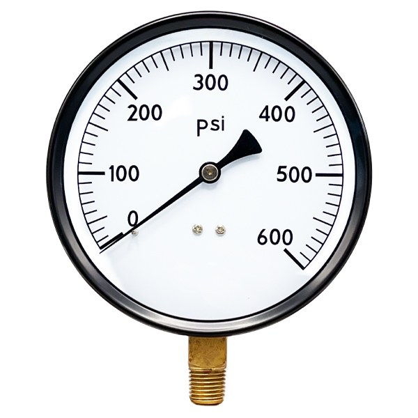 3 1/2" 600 PSI Pressure Gauge 1712818