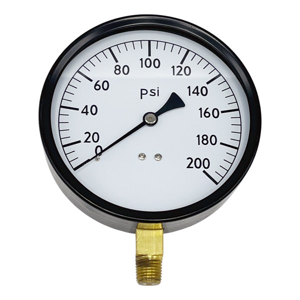 4 1/2" 200 PSI Pressure Gauge 1713012
