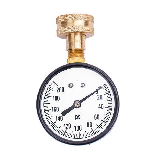 2 1/2" Water Test Gauge With 3/4" FHT 1721002