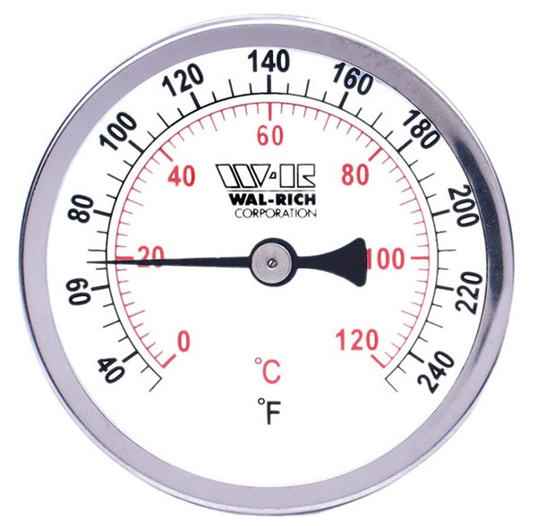 Angle Dial Hot Water Thermometer 1722011