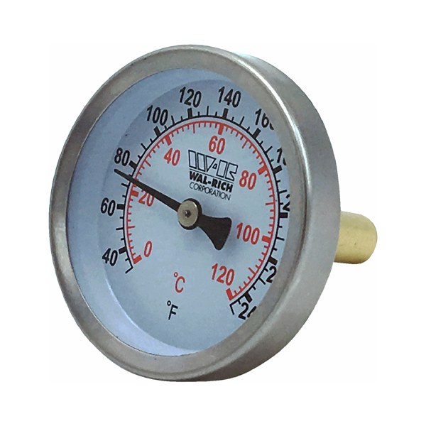 2" Snap-Well Thermometer (Brass Probe) 1722014