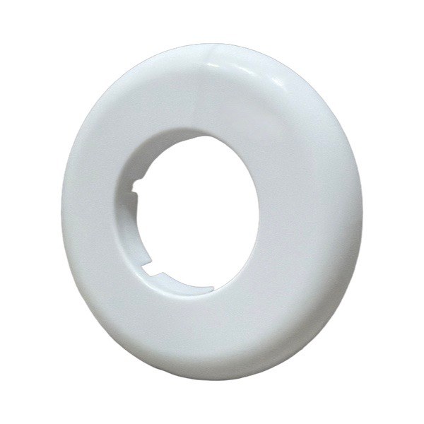 1 1/4" IP White Plastic Floor & Ceiling Plate 1732508