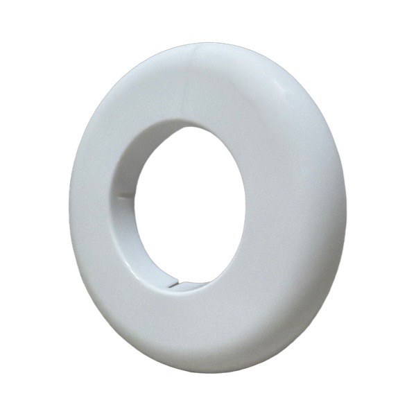 1 1/2" IP White Plastic Floor & Ceiling Plate 1732510