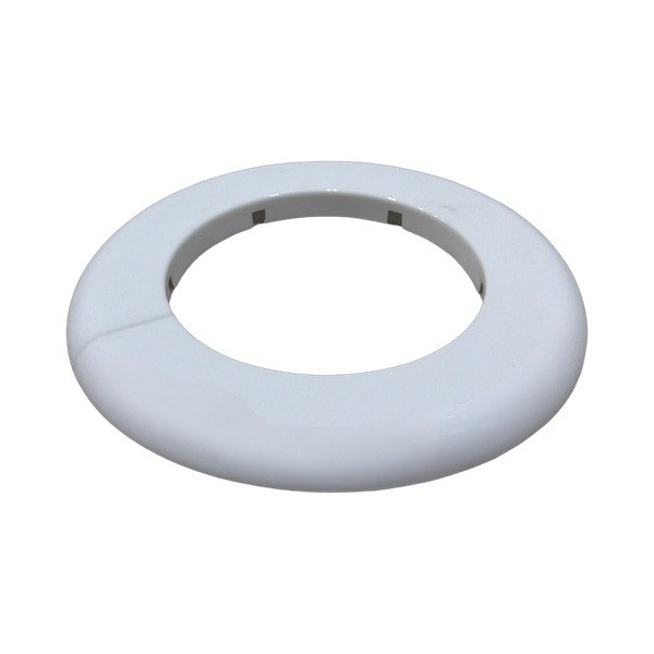 3" IP White Plastic Floor & Ceiling Plate 1732516