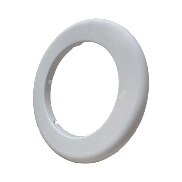 4" IP White Plastic Floor & Ceiling Plate 1732518