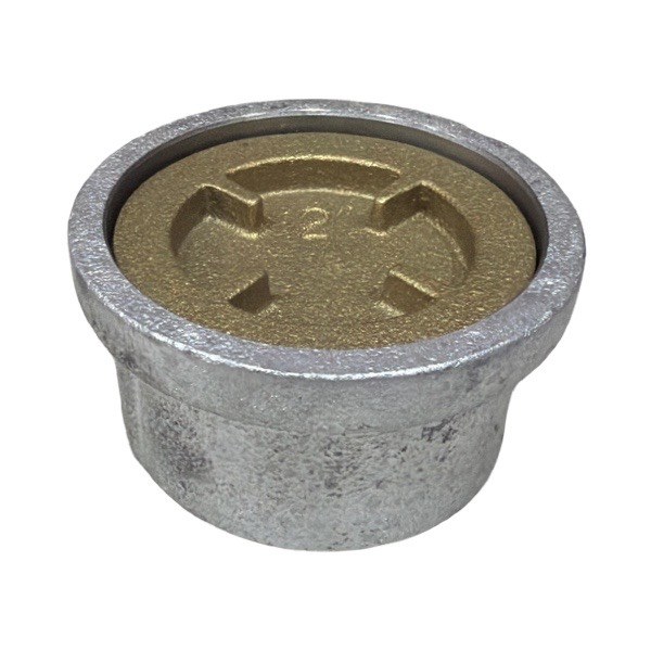 2 IPS Galvanized Oil Fill Curb Box 1742002