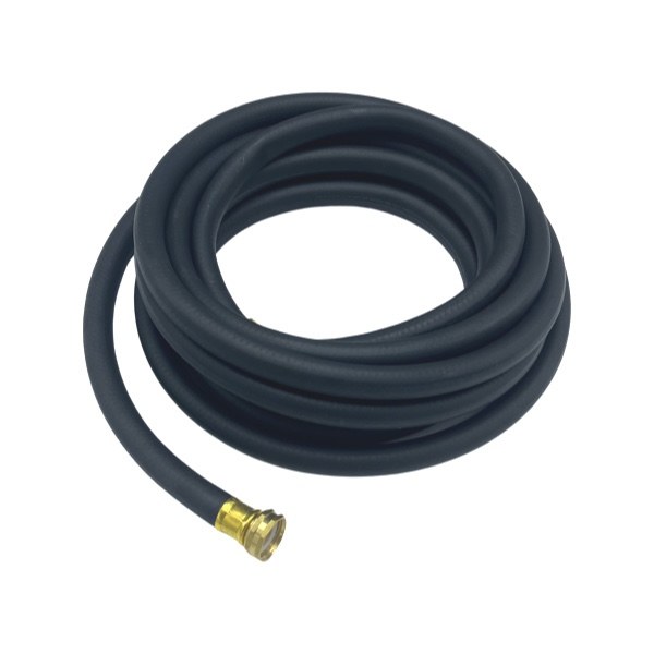 5/8" x 25' Premium Black Rubber Garden Hose 1803008
