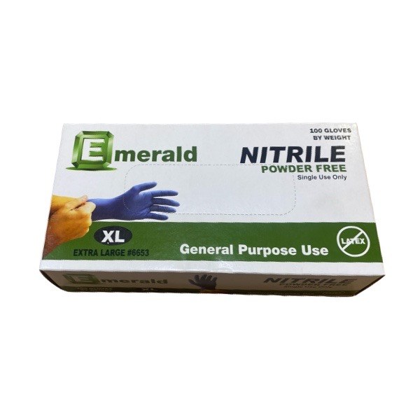 Blue Nitrile Gloves (XL) (100 Per Box) 1839053