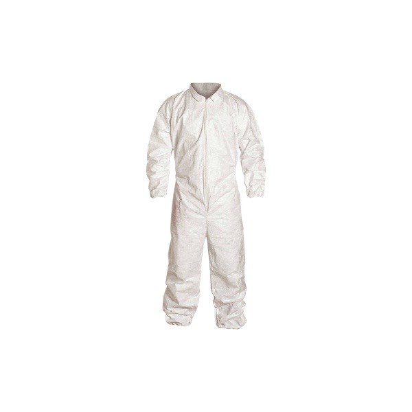White Coveralls With Hood- Large 1839532